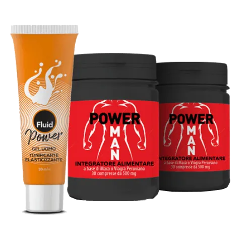 Power Man 2 pz + Fluid Power 1 pz