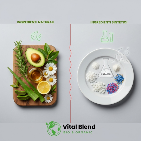Ingredienti naturali vs sintetici